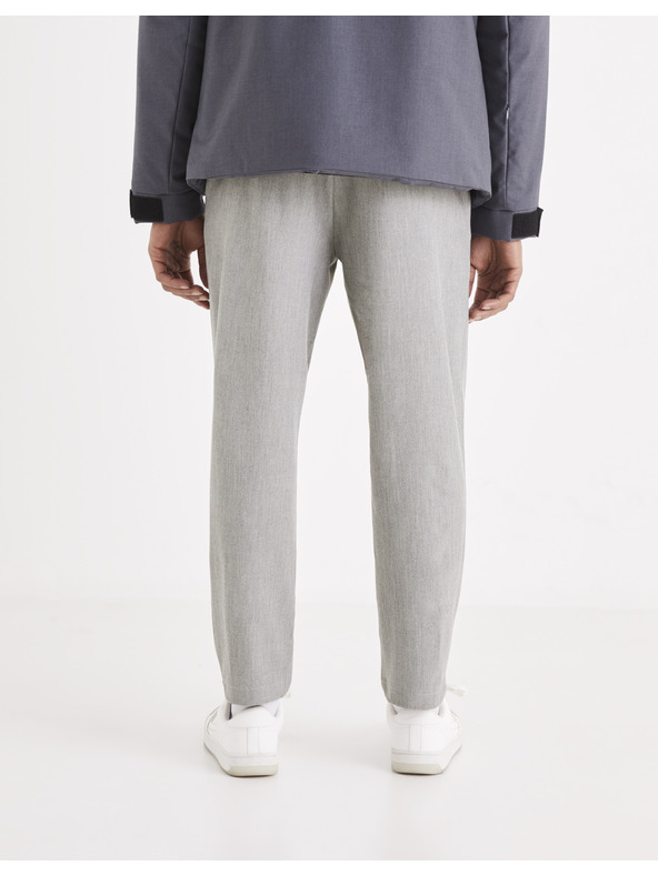 Celio Сиви мъжки панталони Celio 24H Avoclair