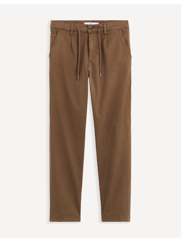 Celio Кафяв мъжки панталон Celio Cochicrop