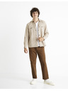 Celio Кафяв мъжки панталон Celio Cochicrop