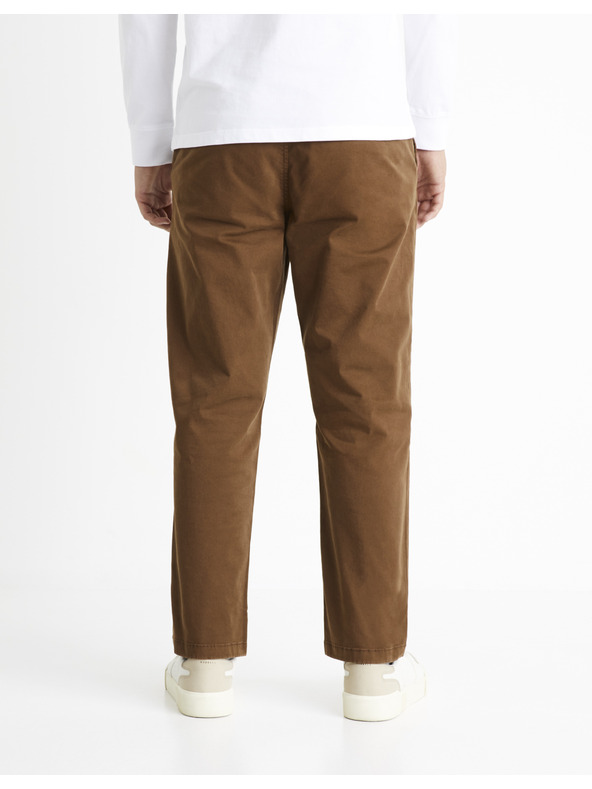 Celio Кафяв мъжки панталон Celio Cochicrop