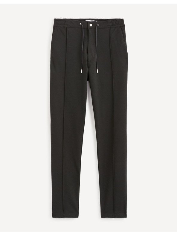 Celio Черен мъжки панталон Celio 24H Cobozal