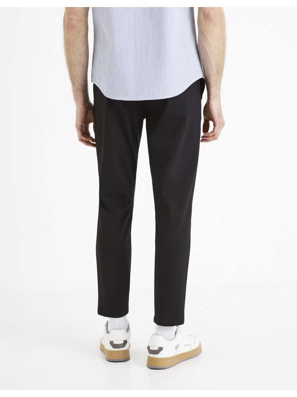 Celio Черен мъжки панталон Celio 24H Cobozal