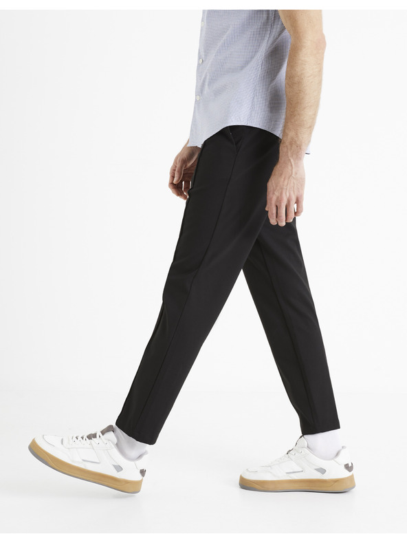 Celio Черен мъжки панталон Celio 24H Cobozal