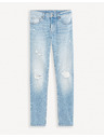 Celio Светлосини мъжки дънки с тясна кройка Celio Fostroy