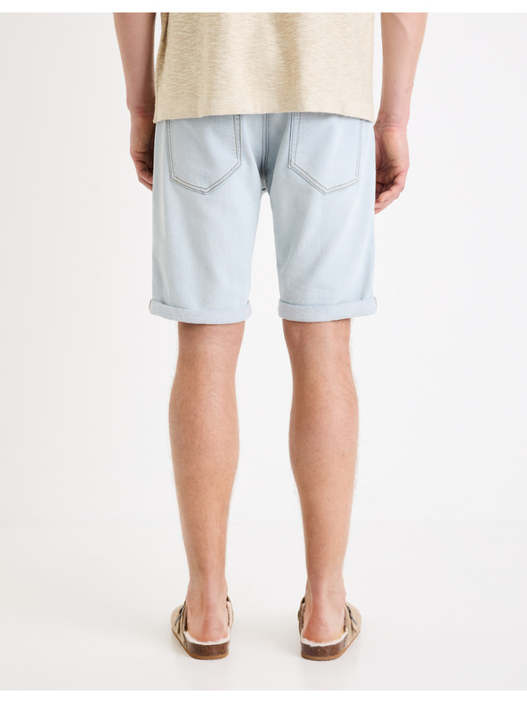 Celio Светлосини мъжки дънкови шорти Celio Boknitbm