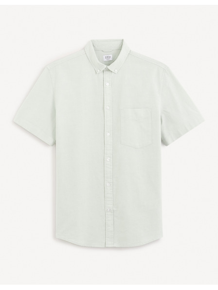 Celio Светлозелена обикновена риза Celio Daxfordmc