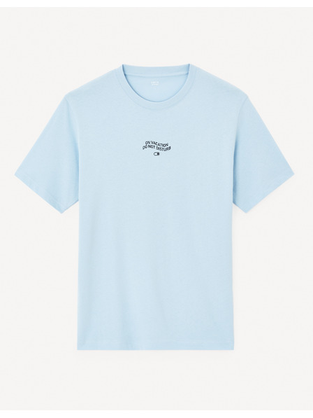 Celio Светлосиня мъжка тениска Celio Jeword