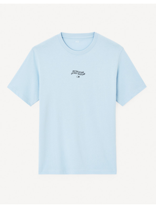 Celio Светлосиня мъжка тениска Celio Jeword