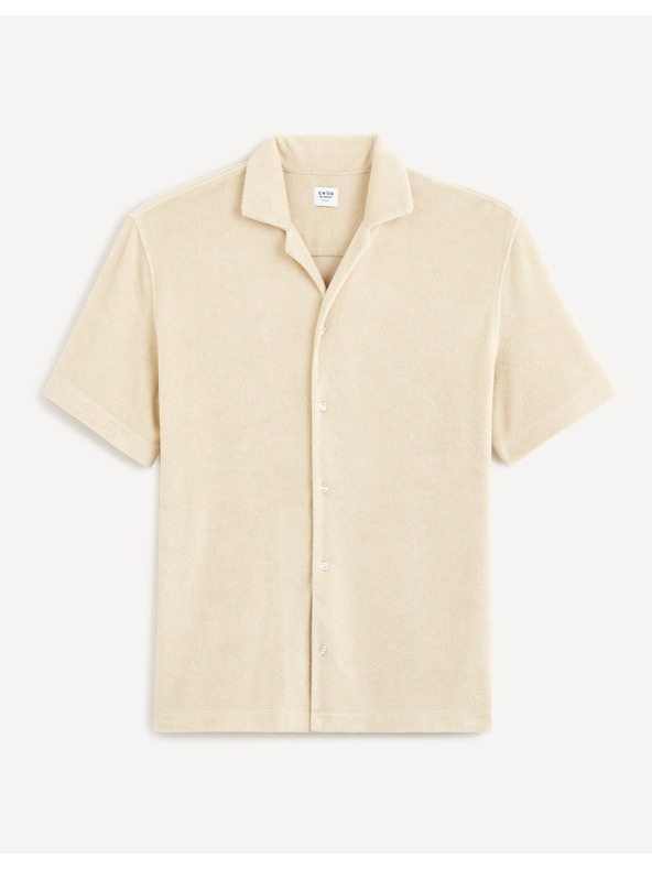 Celio Бежова мъжка тениска Celio Dabob