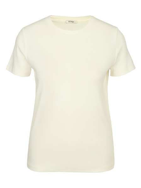 Orsay Кремава дамска тениска с къс ръкав ORSAY