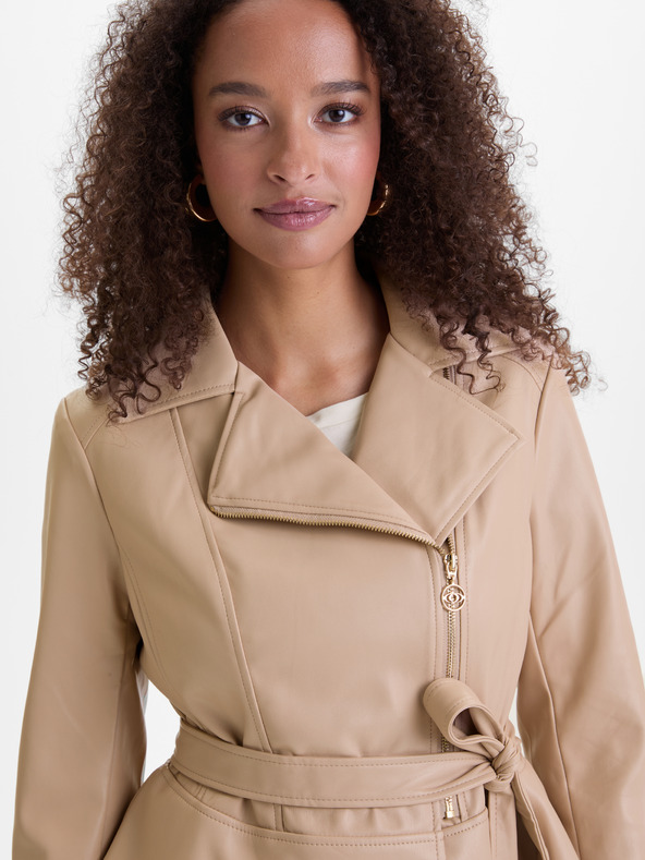 Orsay Бежово дамско яке от изкуствена кожа ORSAY