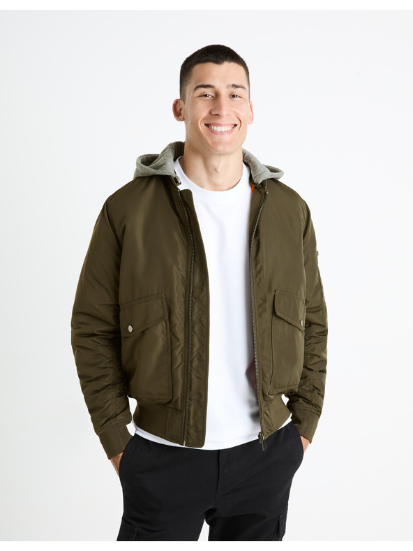 Celio Бомбер яке с качулка Fujameshoo