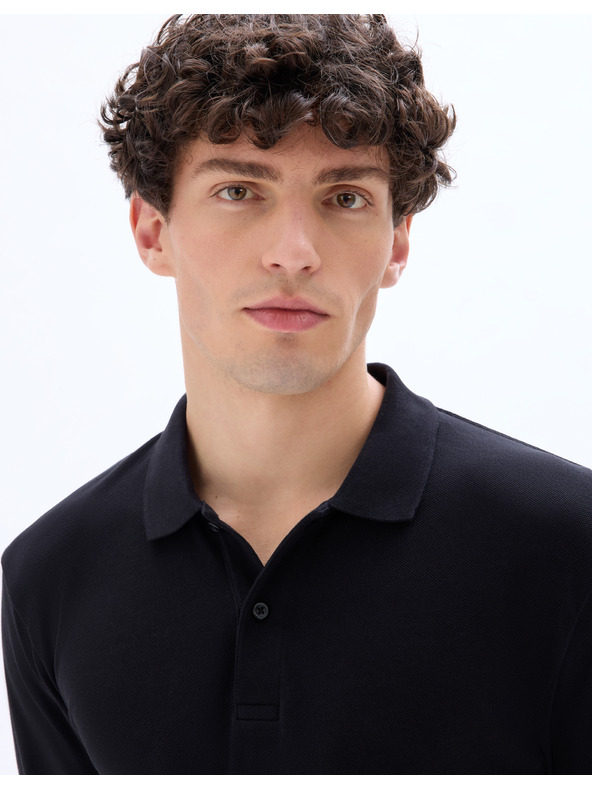 Celio Поло тениска Meoneml с дълъг ръкав