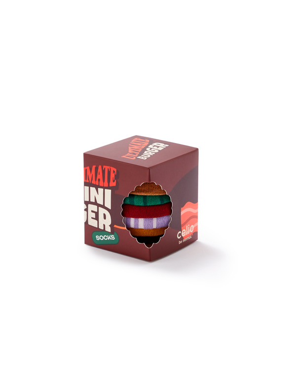 Celio Подаръчен комплект чорапи Бургер