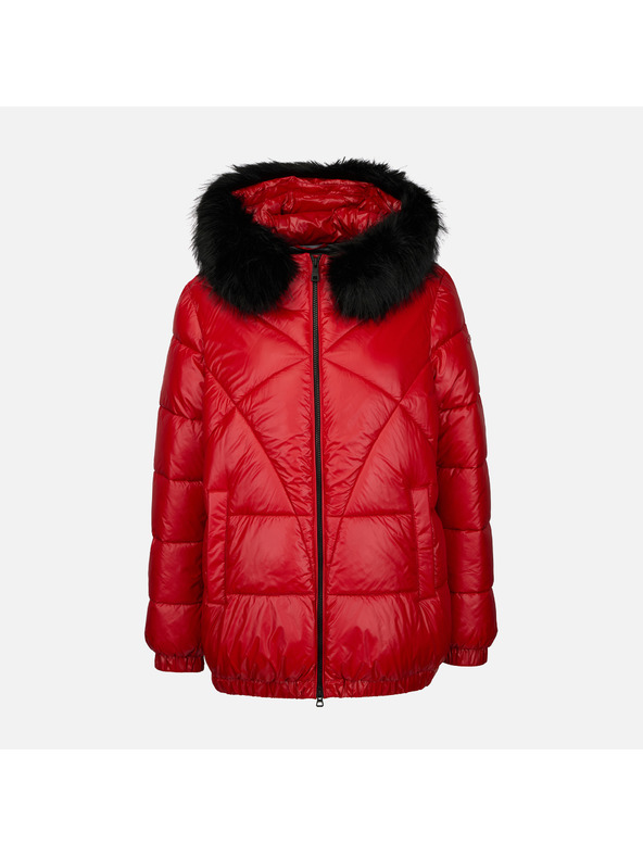 Geox Червен дамски пухен джакет Geox Backsie