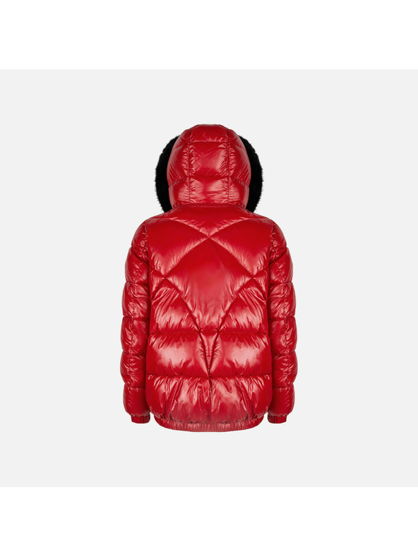 Geox Червен дамски пухен джакет Geox Backsie