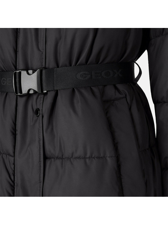 Geox Черен дамски пухен джакет Geox Spherica