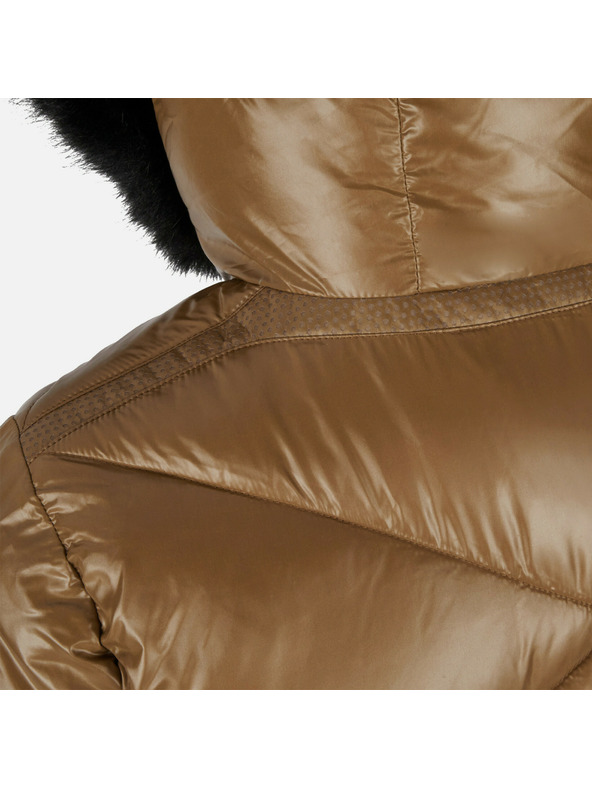 Geox Кафява дамска парка Geox Backsie