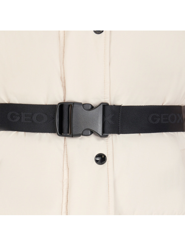 Geox Кремав дамски пухен джакет Geox Spherica