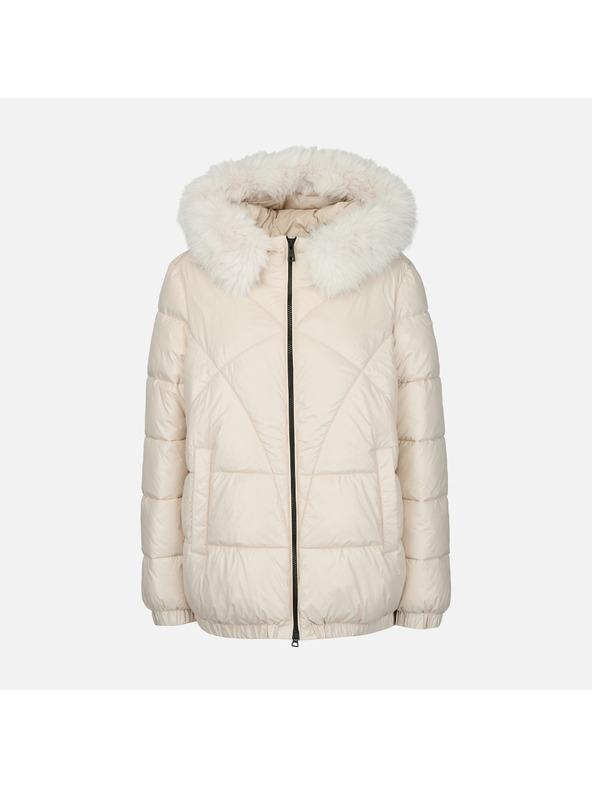 Geox Кремав дамски пухен джакет Geox Backsie