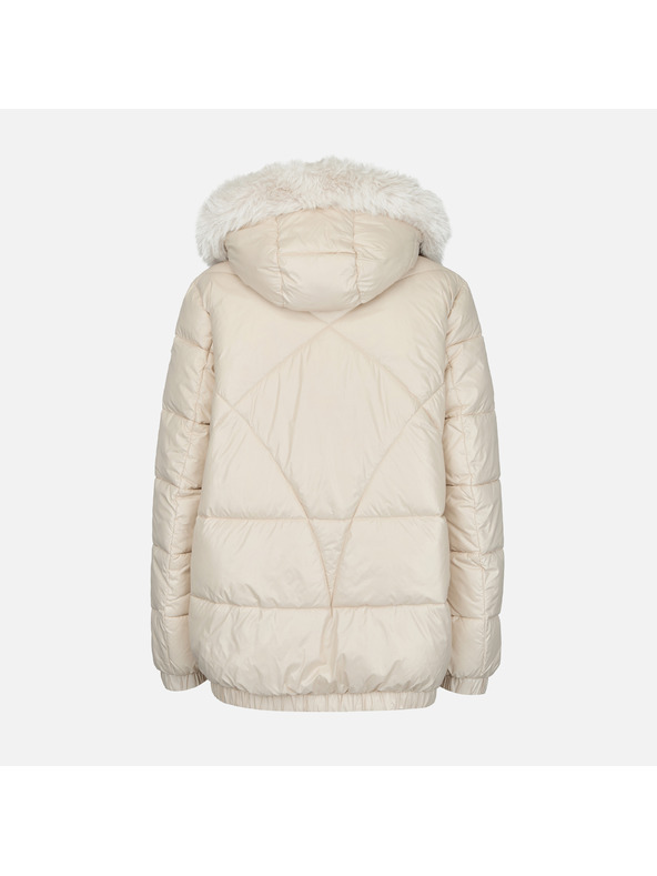 Geox Кремав дамски пухен джакет Geox Backsie