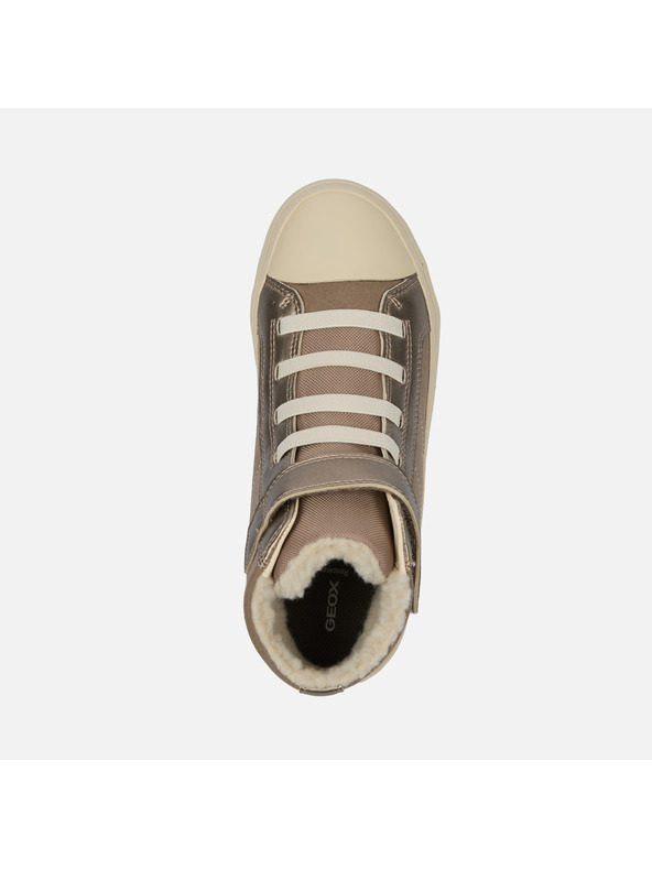 Geox Бежови момичешки маратонки Geox Gisli Girl