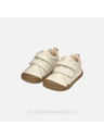 Geox Бели момичешки barefoot обувки за първи стъпки Geox Steppieup Girl
