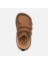 Geox Кафяви момчешки barefoot обувки за първи стъпки Geox Steppieup Boy