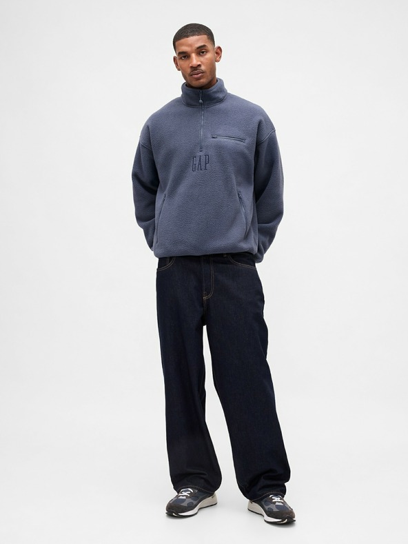 GAP Oversize sherpa суитшърт Arctic Fleece GAP