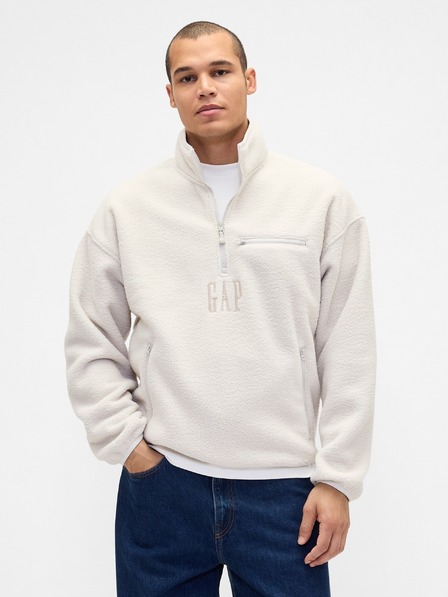 GAP Oversize sherpa суитшърт Arctic Fleece GAP