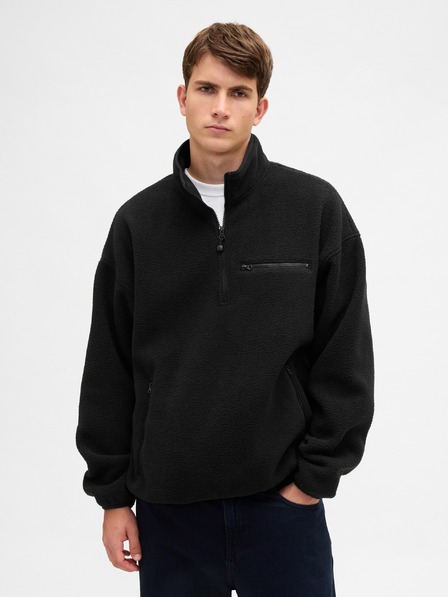 GAP Oversize sherpa суитшърт Arctic Fleece GAP