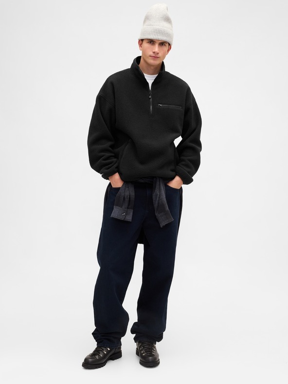 GAP Oversize sherpa суитшърт Arctic Fleece GAP