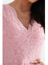 numoco PATRICIA Ексклузивна рокля с дантела - розово