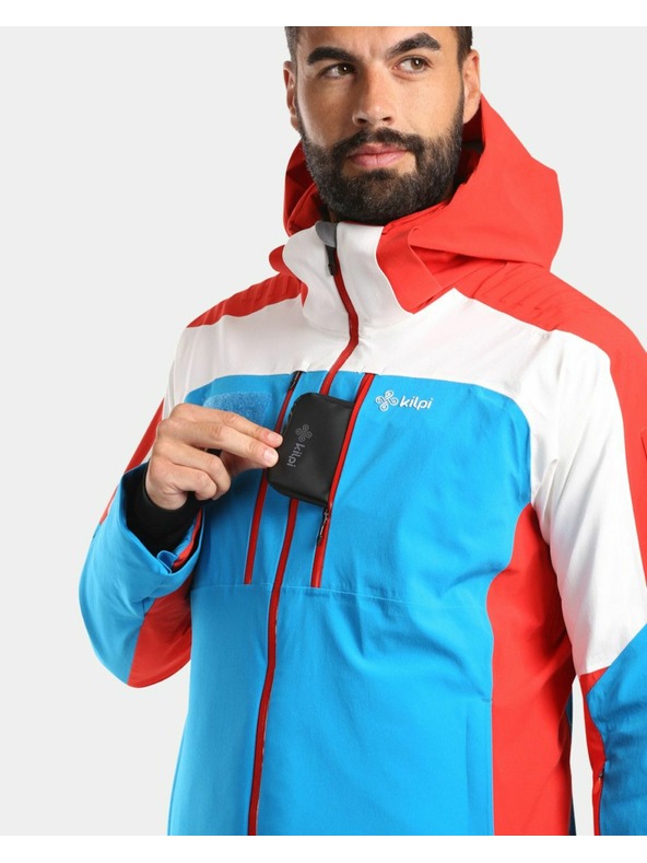 Kilpi Премиум унисекс ски яке Kilpi DEXEN-U Синьо - Червено