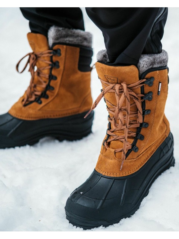 Kilpi Високи топли водоустойчиви обувки Kilpi ANTARTIC HIGH WP-U Кафяв