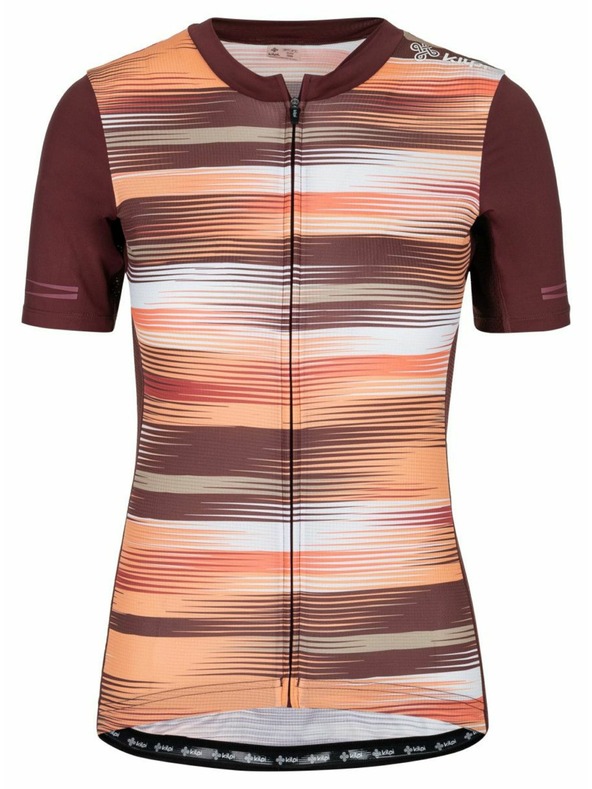 Kilpi Виненооранжева дамска колоездачна фланелка Kilpi MOATE