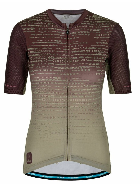 Kilpi Дамска колоездачна тениска Kilpi RITAEL-W в цвят каки и вино