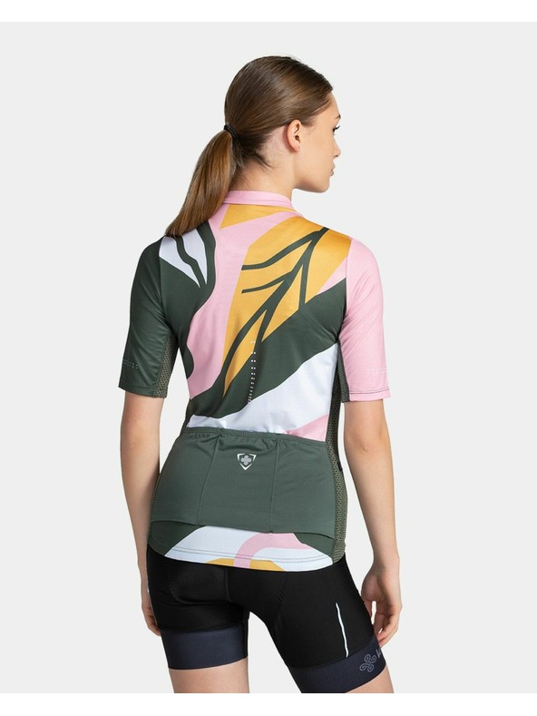 Kilpi Зелено и розово Женска спортна тениска с цип Kilpi RITAEL