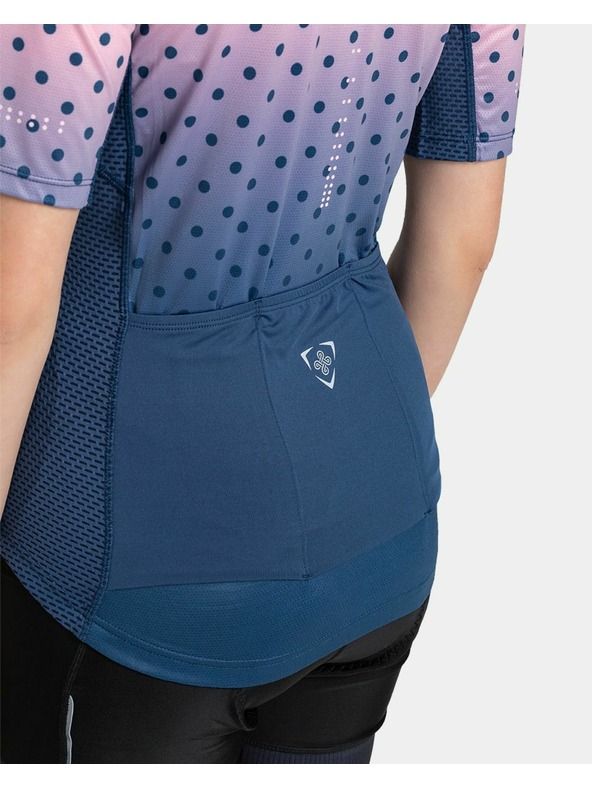 Kilpi Синьо-розова дамска спортна риза с цип Kilpi RITAEL