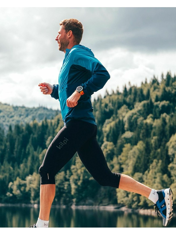 Kilpi Черен мъжки 3/4 клин за компресия Kilpi TERRY-M