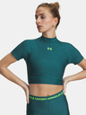 Under Armour Дамска тениска Under Armour HeatGear Crop Mock SS