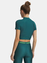 Under Armour Дамска тениска Under Armour HeatGear Crop Mock SS