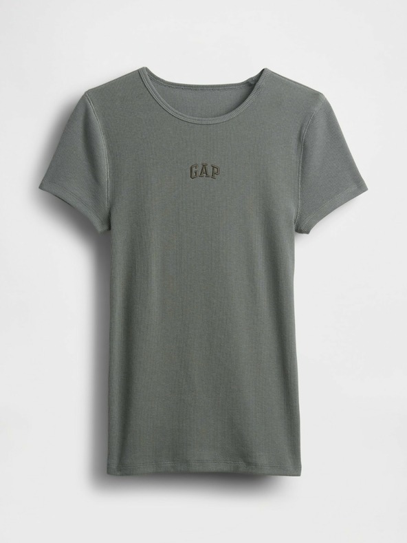 GAP Ребрести тениска с лого GAP