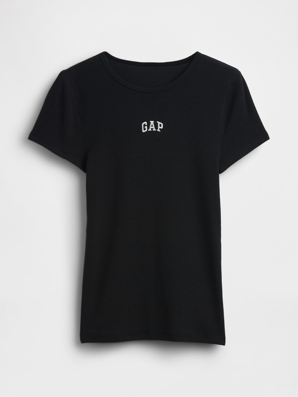 GAP Ребрести тениска с лого GAP