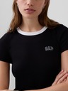 GAP Ребрести тениска с лого GAP