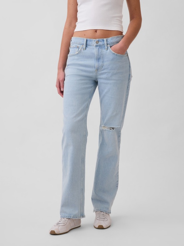 GAP Дънки Mid Rise Relaxed Straight GAP