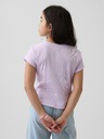 GAP Детска ребрована тениска с лого GAP