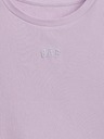 GAP Детска ребрована тениска с лого GAP