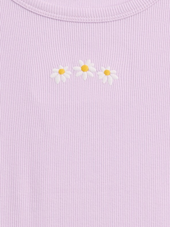 GAP Бебешка тениска с ребра GAP