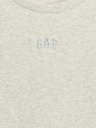 GAP Детска ребрована тениска с лого GAP